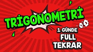 1 GÜNDE TRİGONOMETRİ FULL TEKRAR  Rehber Matematik aytmatematik fulltekrar [upl. by Schick326]