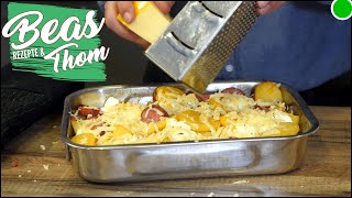 Hearty casserole with potatoes and cabanossi [upl. by Kendrah]