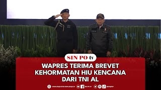 Wapres Terima Brevet Kehormatan Hiu Kencana Dari TNI AL [upl. by Llerdnod728]