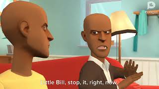 Little Bill Copy His Dad and Gets Grounded [upl. by Idolem]