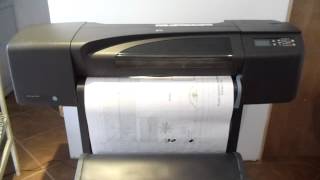 PLOTTER HP DESIGNJET 800 [upl. by Melinde]