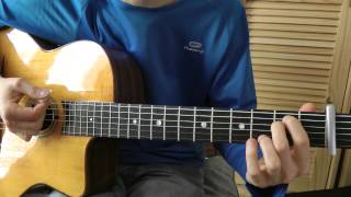 Cours de guitare  Sanseverino  Maigrir 23 Refrain  Interlude [upl. by Emiline]