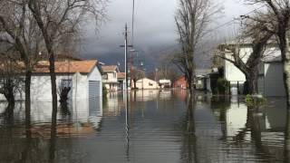 Flooding in Lakeport [upl. by Kehsihba196]