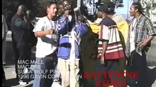 Mac Dre Mac Mall Dubee the Sugawolf Pimp freestyle at the Gavin Convention 1996 with Rick Camacho [upl. by Hirsch]