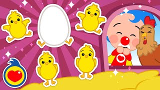 Five Little Chicks 🐥 Nursery Rhymes amp Kids Songs ♫ Plim Plim [upl. by Lewis52]