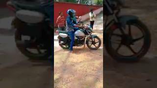 Motorcycle Driving Test at RTO  2 Wheeler Driving Test shorts ytshorts motorcycle bike like [upl. by Dusen]