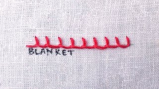 How to do a Blanket Stitch [upl. by Prinz]