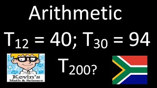 Arithmetic sequence grade 12 [upl. by Junna]