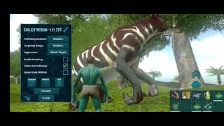 របៀបចាប់សត្វ Chalicotherium ARK survival mobilepart1 [upl. by Leinahtan]