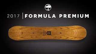 Arbor Snowboards  2017 Product Profiles  Formula Premium [upl. by Wilona]