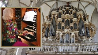 Vivaldi  FROM THE CONCERTO IN A MINOR quotALLEGROquot  Diane Bish at Merseburg Cathedral Germany [upl. by Nitneuq]