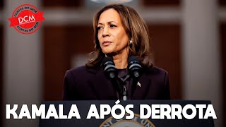 Kamala Harris discursa após derrota para Trump [upl. by Ravilob]