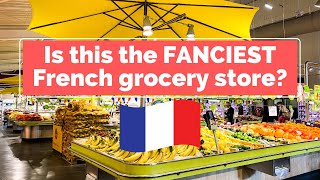 Marketstyle French supermarket tour  Life in France grocery shopping [upl. by Ecinert]