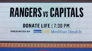 Living Donors are Monumental Washington Capitals Donate Life Night [upl. by Nolrac]