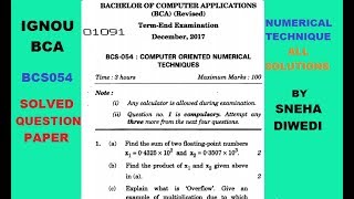 Eulers method  numerical technique bcs054 question paper dec 2017 question 5c [upl. by Padegs]