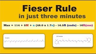 Fieser Rule in Just Three Minutes [upl. by Eilrahs]