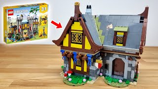 Lego Medieval Tavern and Inn  Alternative 31120 Build [upl. by Kinelski995]