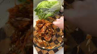 AIR FRYER CABBAGE DUMPLINGS 🔥 with chicken mince and veggies foodshorts cooking food [upl. by Amesari]