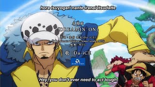 One Piece  Opening 23  quotDREAMIN ONquot  V2 1080p HD [upl. by Nnalatsyrc]