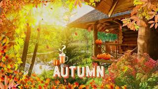 Log Cabin By The Lake  Cozy Fall Background Video [upl. by Latouche376]