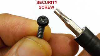 How to Open a Torx Security Screw with regular screwdriver [upl. by Oyek]