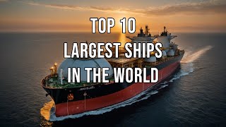 Top 10 Largest Ships in The World [upl. by Hanikehs736]