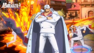 DANGER ‼️Fleet Admiral Akainu  1VS3 PVP  One Piece Fighting Path [upl. by Jandy]