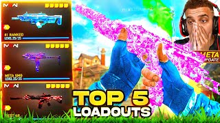 TOP 5 NEW META LOADOUTS in Rebirth Island Warzone Season 4 Best Class Setups [upl. by Nevram]