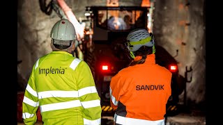 Sandvik and DSI Group providing safe and efficient ground support to Implenia Sverige AB [upl. by Ecinreb573]