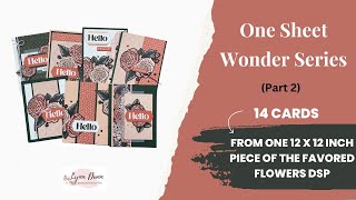 Favored Flowers One Sheet Wonder Series  Part 2 [upl. by Bank]