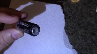 NEW Duracell Battery Leaks after a loud pop [upl. by Grassi]