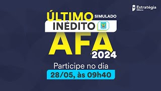 Correção Último Simulado Inédito AFA 2024 [upl. by Lon540]