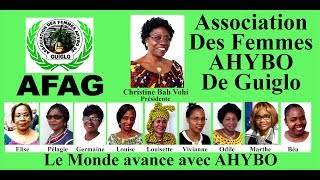 AFAG LES FEMMES AHYBO DE GUIGLO MOBILISEES POUR GUINKIN PRESTATIONS DES ARTISTES LE 10 06 17 [upl. by Uund]