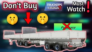 Dont Buy Open Double Trailers Before Watching This Video 😳   Truckers of Europe 3 [upl. by Primalia]