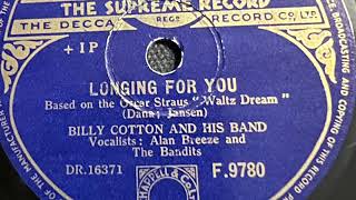 Longing For You  Billy Cotton And His Band 1951 [upl. by Mines]