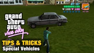 GTA Vice City  Tips amp Tricks  Special Vehicles [upl. by Moorefield]