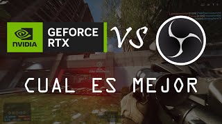 OBS VS NVIDIA  Comparativa de mediano presupuesto [upl. by Greenland705]