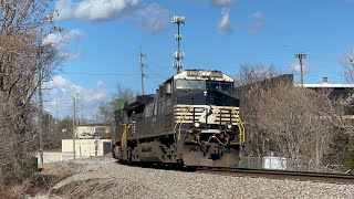 NS AC44C6M 4229 w Nice K5LA Leads Intermodal 289 on 22324 [upl. by Meredeth]