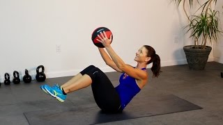 Medicine Ball Abs Defined  Best Way to a Flat Stomach [upl. by Maidie]