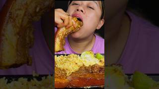 Pork mukbang mukbang eatingsounds porkeatingchallenge eatingasmr pork food eatingshow [upl. by Charters]