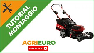 Rasaerba elettrico a batteria Einhell GECM 3647 S HW Li montaggio del prodotto [upl. by Annaear]