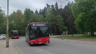 Vilniaus transportas 87 autobusas Ateities g  Molėtų Pl  Riešė  Bendorėliai  Šeškinė [upl. by Germin]