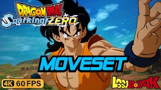 Yamcha Moveset DRAGON BALL Sparking ZERO  4K 60FPS [upl. by Duj263]