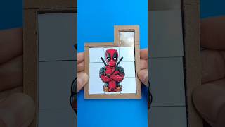 Amazing Deadpool Cardboard Puzzle Games deadpool [upl. by Beckman]