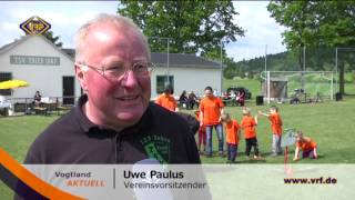 2215 Sportabzeichen „Flizzy“ sorgt für Fußballfieber [upl. by Studnia783]