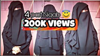 Niqab 4 part niqab style NusRat TanXin ❤ [upl. by Bum207]