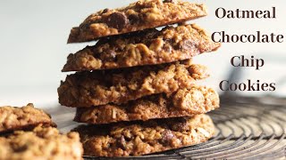 Healthy Oatmeal Chocolate Chip Cookies Recipe [upl. by Nollek]