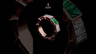 Emerald ring  Regal jewelry  Gemstone elegance  Dazzling emeralds emeraldstone ring [upl. by Drewett]