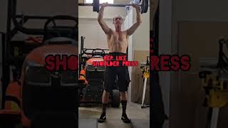 How I Military Press strictpress shoulderworkout strengthandconditioning [upl. by Adrell]