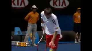 Roko Karanusic the best points at AO 2009 vs R Nadal [upl. by Aryamoy]